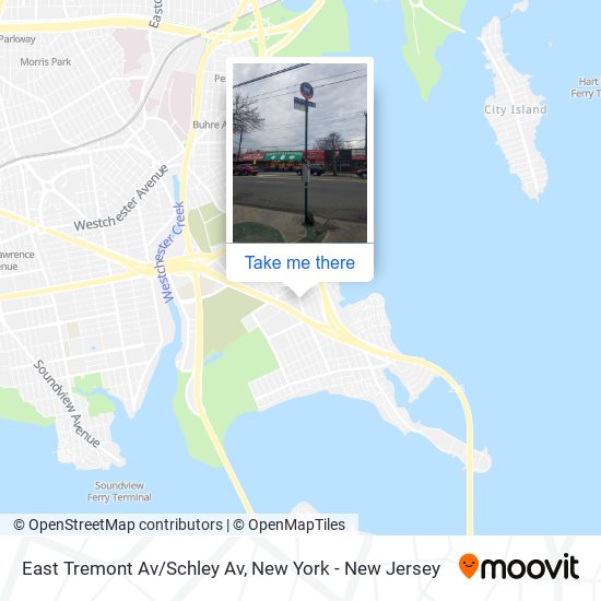Mapa de East Tremont Av/Schley Av