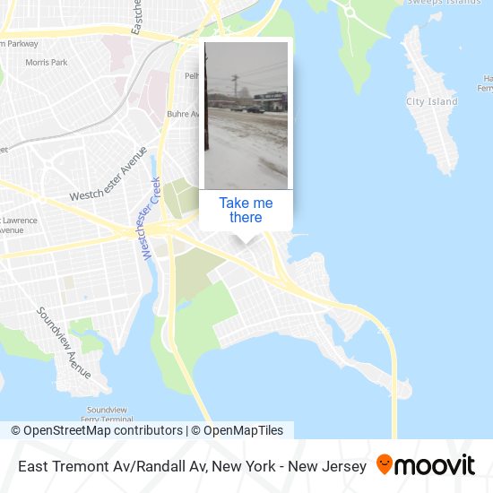 Mapa de East Tremont Av/Randall Av