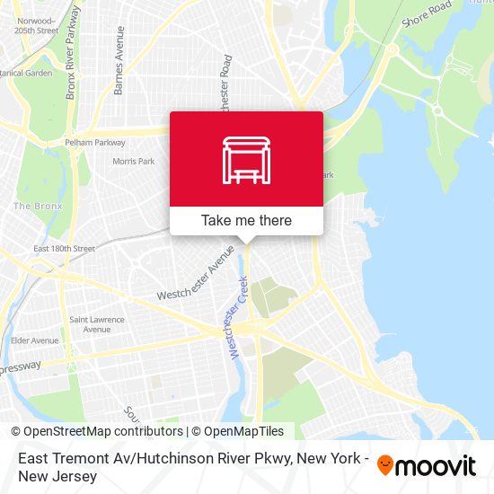 East Tremont Av / Hutchinson River Pkwy map