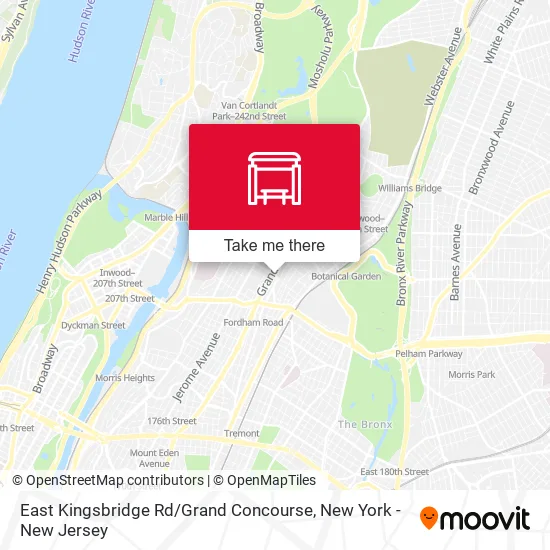 East Kingsbridge Rd / Grand Concourse map