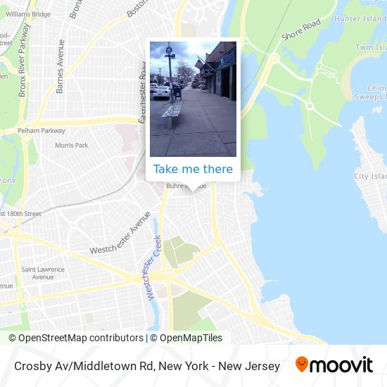 Mapa de Crosby Av/Middletown Rd