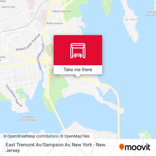 East Tremont Av/Sampson Av map