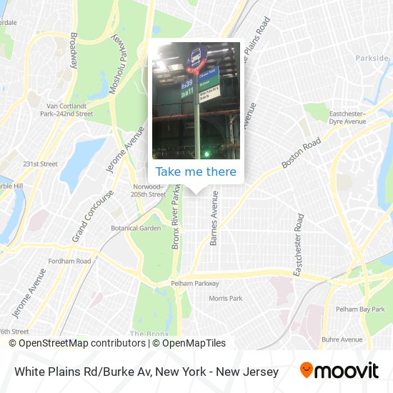 Mapa de White Plains Rd/Burke Av