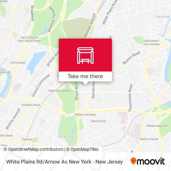 White Plains Rd/Arnow Av map