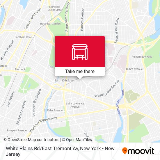 White Plains Rd / East Tremont Av map