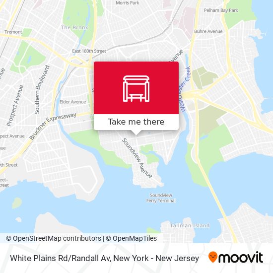 White Plains Rd/Randall Av map
