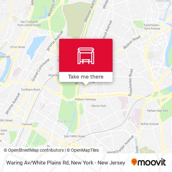 Mapa de Waring Av/White Plains Rd
