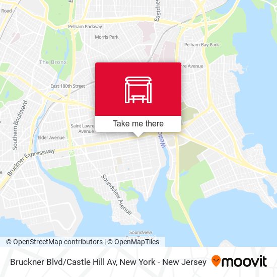 Bruckner Blvd/Castle Hill Av map