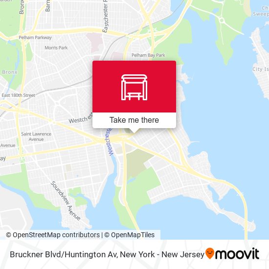 Bruckner Blvd/Huntington Av map