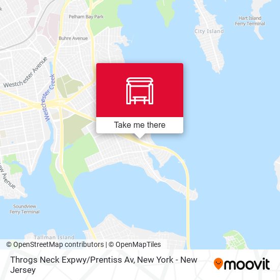 Mapa de Throgs Neck Expwy/Prentiss Av