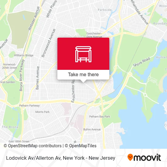 Lodovick Av/Allerton Av map