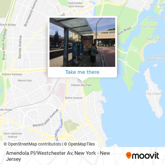 Amendola Pl/Westchester Av map