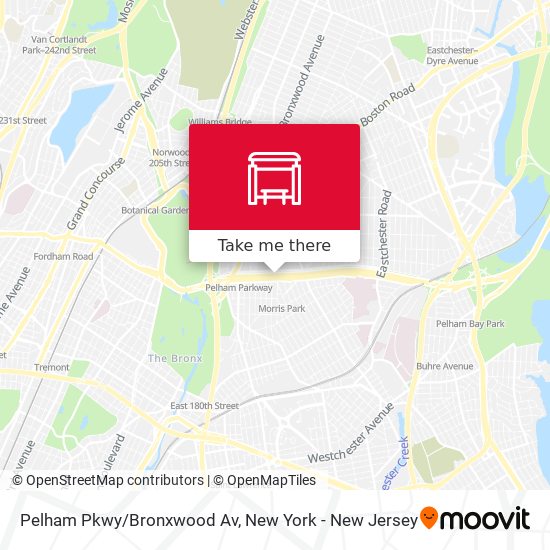 Mapa de Pelham Pkwy/Bronxwood Av