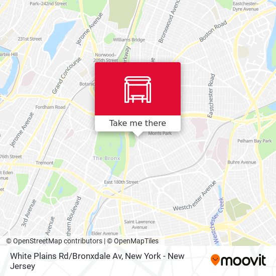 White Plains Rd/Bronxdale Av map