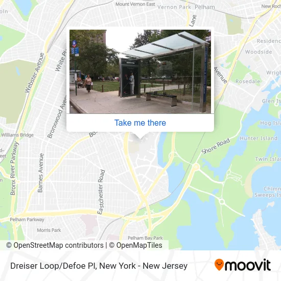 Dreiser Loop/Defoe Pl map