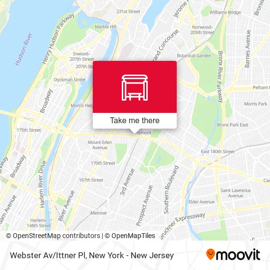 Webster Av/Ittner Pl map