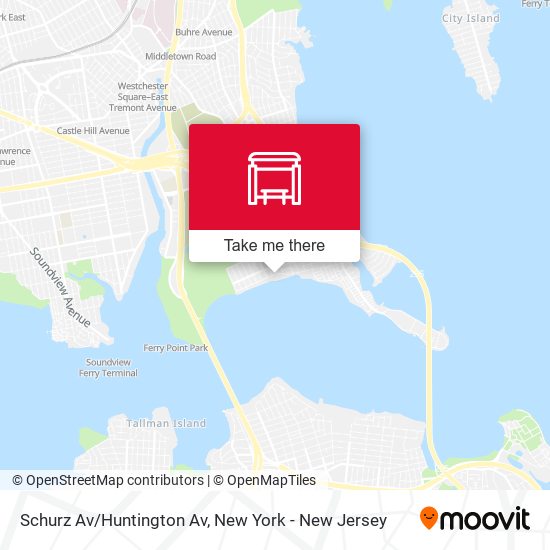 Mapa de Schurz Av/Huntington Av