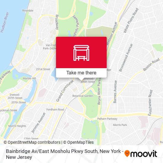 Mapa de Bainbridge Av / East Mosholu Pkwy South