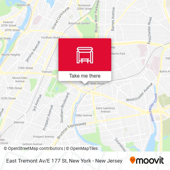 East Tremont Av/E 177 St map