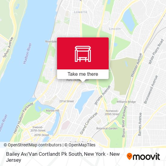 Mapa de Bailey Av / Van Cortlandt Pk South