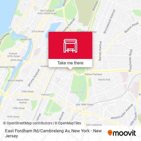 East Fordham Rd/Cambreleng Av map