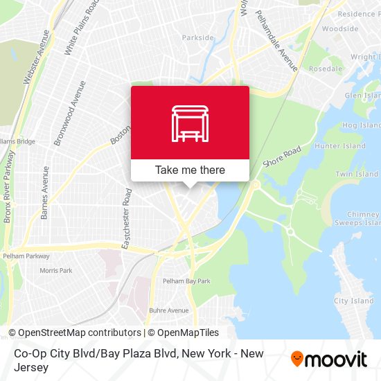 Co-Op City Blvd/Bay Plaza Blvd map