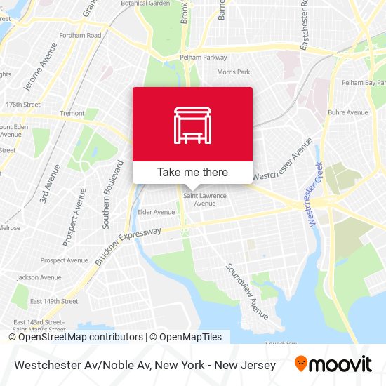 Mapa de Westchester Av/Noble Av