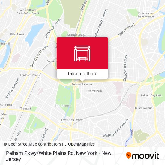 Mapa de Pelham Pkwy/White Plains Rd