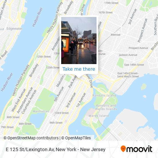 Mapa de E 125 St/Lexington Av