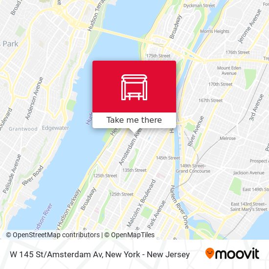 Mapa de W 145 St/Amsterdam Av