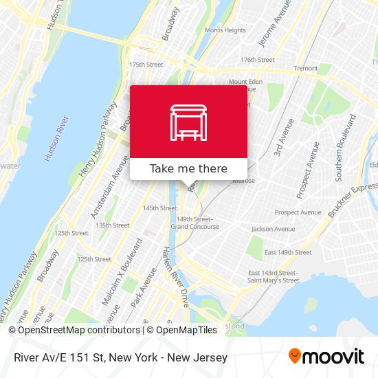 River Av/E 151 St map