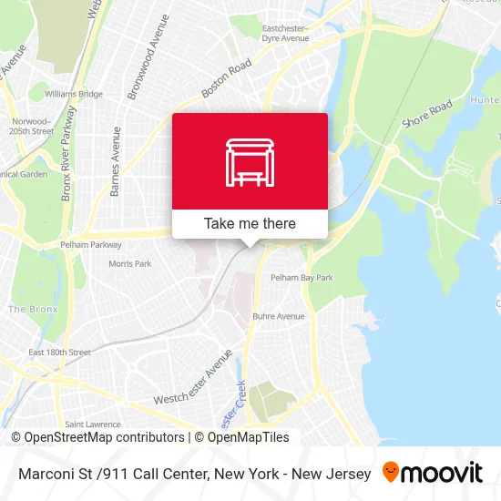 Marconi St /911 Call  Center map