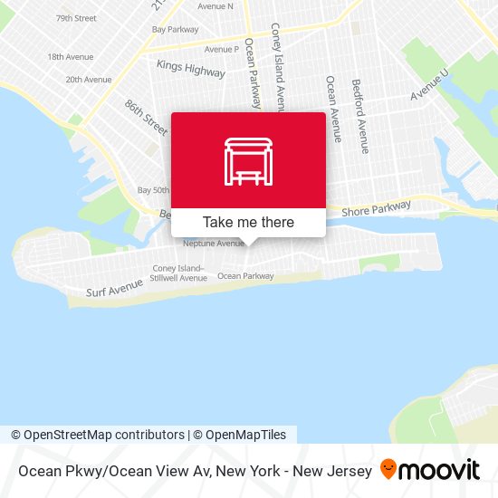 Mapa de Ocean Pkwy/Ocean View Av