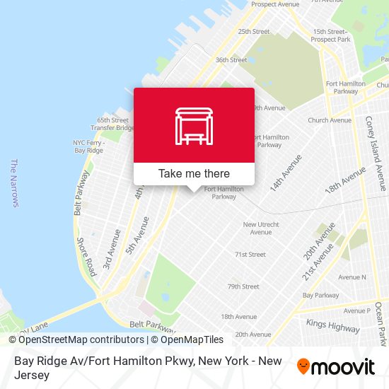 Bay Ridge Av / Fort Hamilton Pkwy map