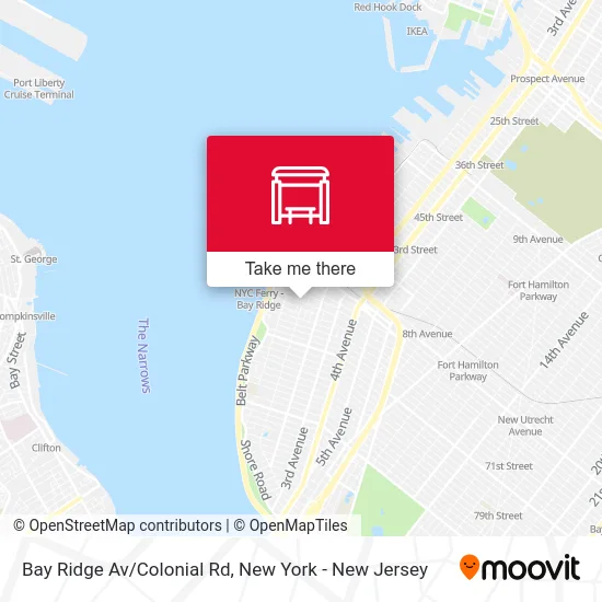 Bay Ridge Av/Colonial Rd map