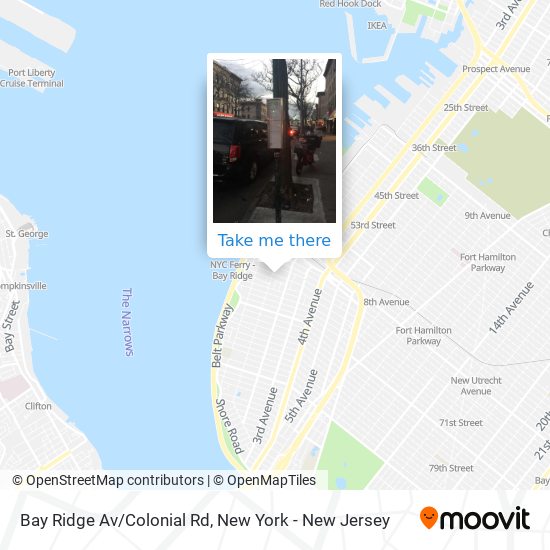 Mapa de Bay Ridge Av/Colonial Rd