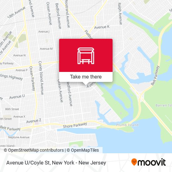 Mapa de Avenue U/Coyle St
