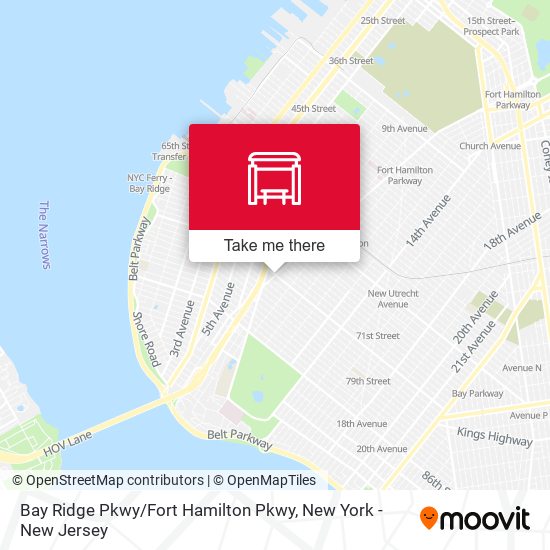 Mapa de Bay Ridge Pkwy / Fort Hamilton Pkwy