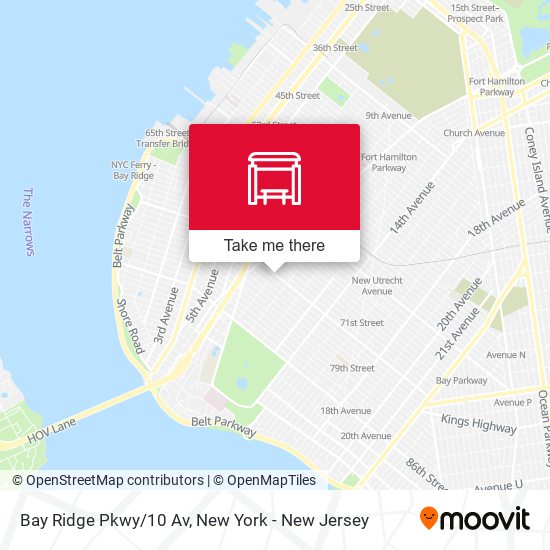 Mapa de Bay Ridge Pkwy/10 Av