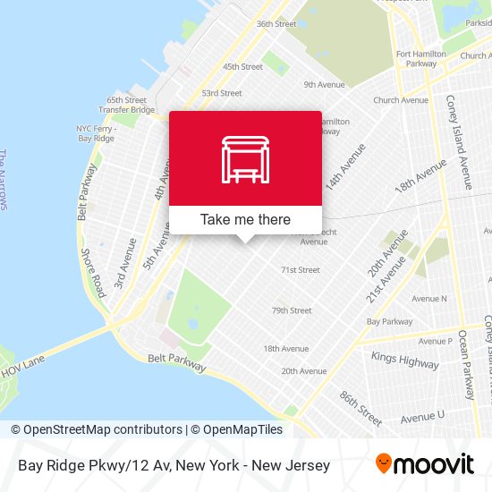 Bay Ridge Pkwy/12 Av map