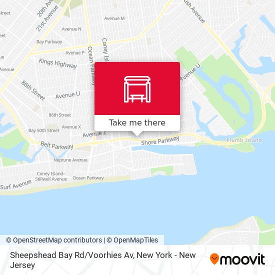 Mapa de Sheepshead Bay Rd/Voorhies Av
