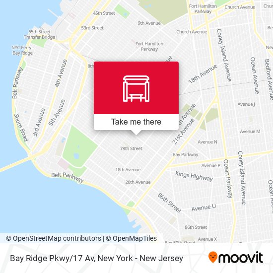 Bay Ridge Pkwy/17 Av map