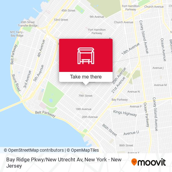 Mapa de Bay Ridge Pkwy/New Utrecht Av