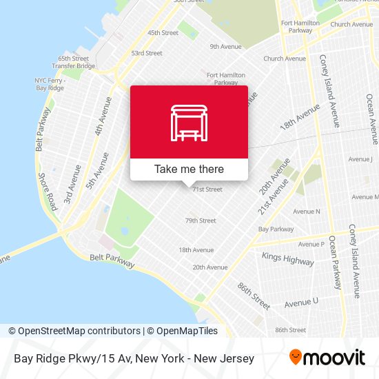 Mapa de Bay Ridge Pkwy/15 Av