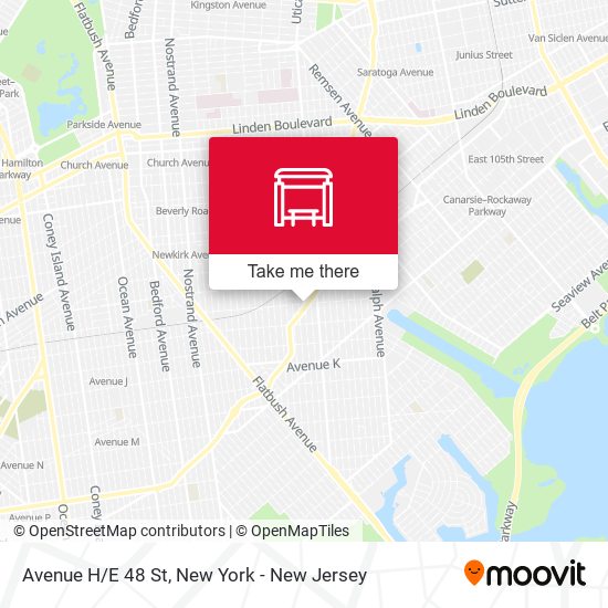 Mapa de Avenue H/E 48 St