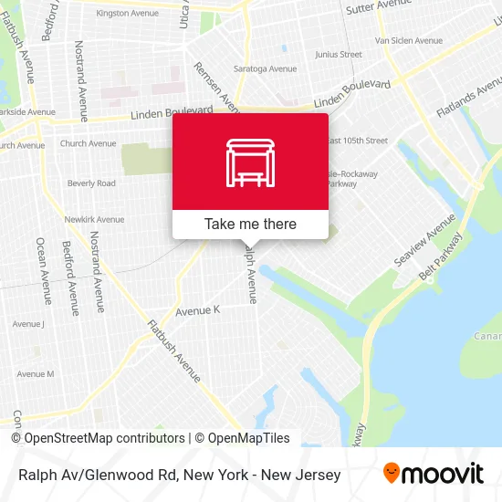 Ralph Av/Glenwood Rd map