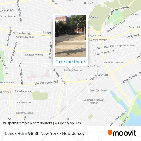 Mapa de Lenox Rd/E 98 St