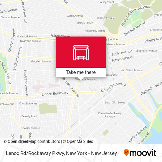 Lenox Rd/Rockaway Pkwy map