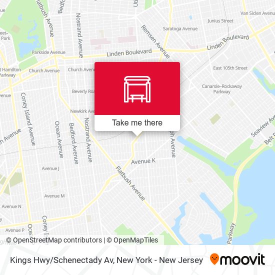 Mapa de Kings Hwy/Schenectady Av