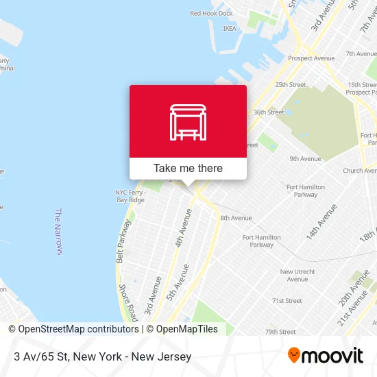 3 Av/65 St map